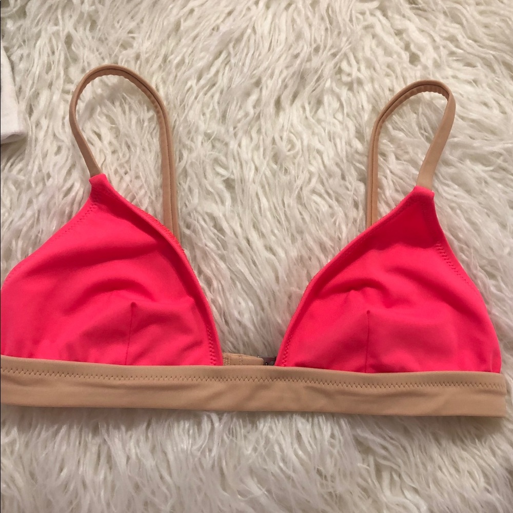 SOLID AND STRIPES BIKINI TOP